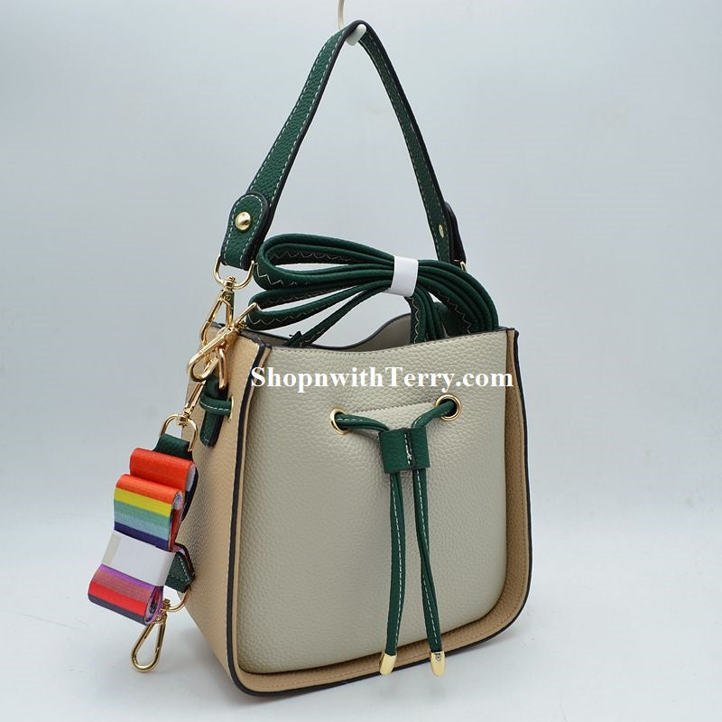 Tri - Color Handbag Bundle Set