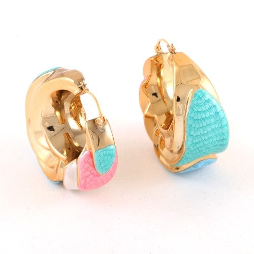 3 Color Hoop Earrings 1