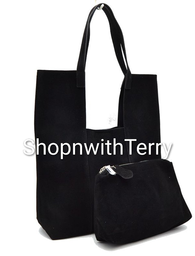SUEDE HANDBAG BUNDLE 87 (BLK)